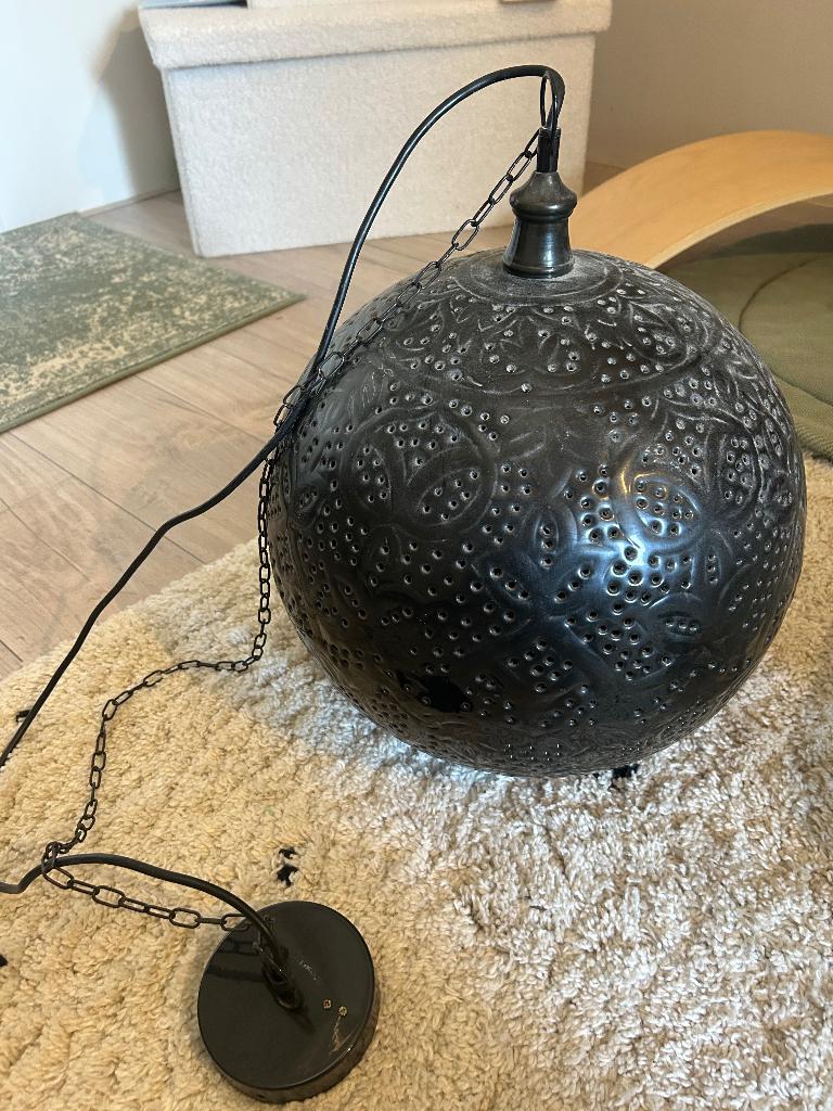 Oosterse lamp, Ophalen, Overige materialen, 50 tot 75 cm, Zo goed als nieuw