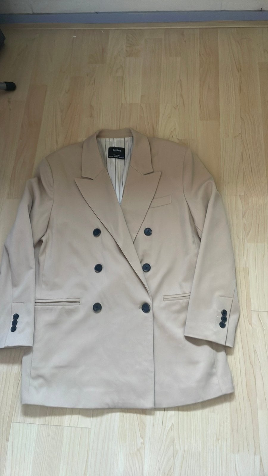 ZGAN crèmekleurig Blazer maat L H&M, Ophalen of Verzenden, Zo goed als nieuw, Maat 42/44 (L)