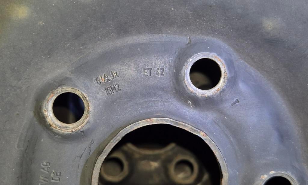 Winterbanden met stalenvelgen., Auto-onderdelen, Ophalen of Verzenden, Volkswagen