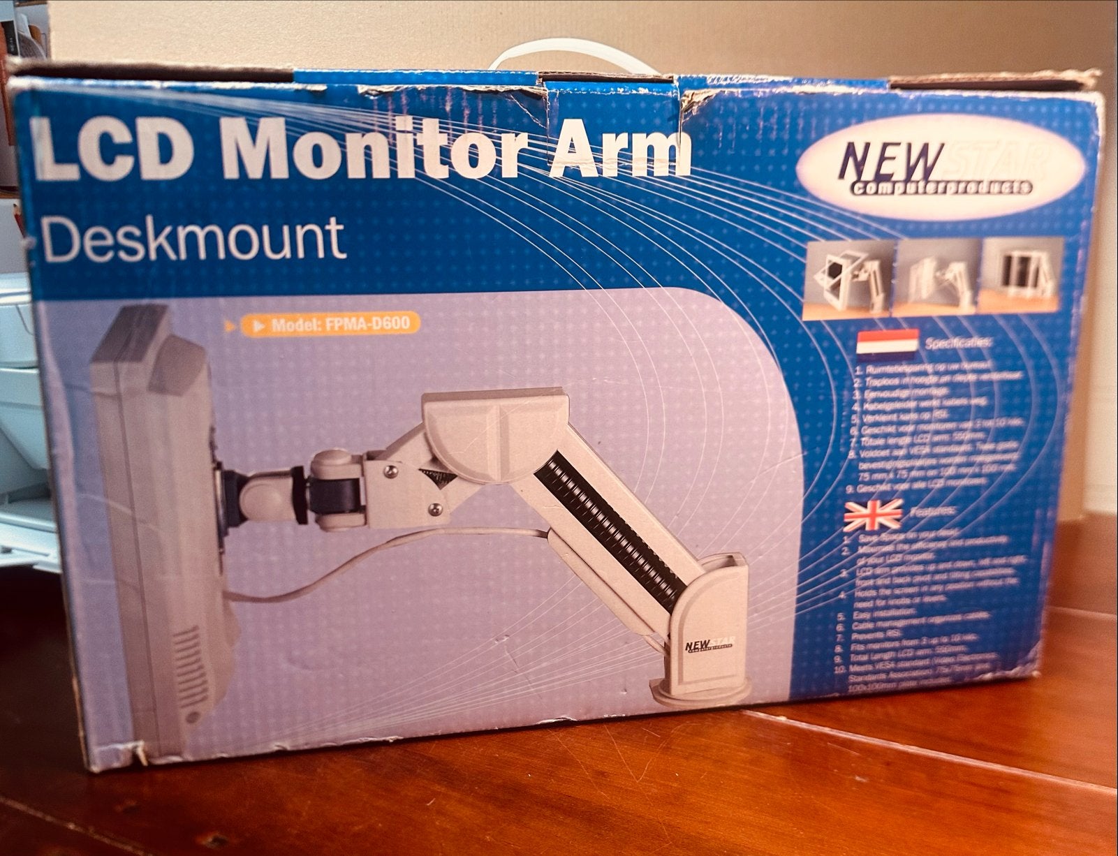 LCD Monitor Arm Deskmount - NEW Computer, Ophalen of Verzenden, Gebruikt, In hoogte verstelbaar