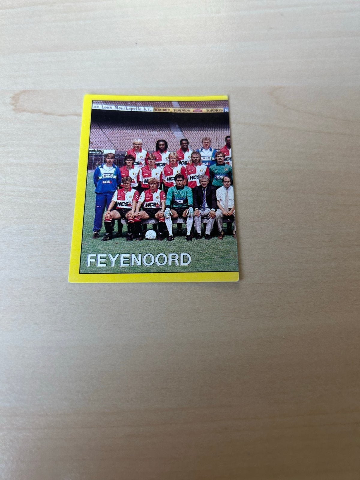 Panini Voetbal 90 Feyenoord Plaatje - Zeldzaam!, Ophalen of Verzenden, Zo goed als nieuw, Sticker