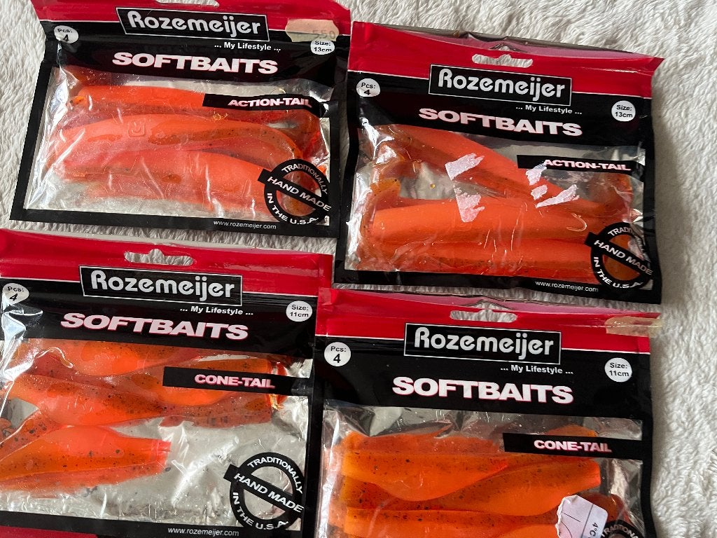 adv 330 / NIEUW mixset 6 blisters shads ROZEMIJER, Ophalen of Verzenden, Nieuw, Overige typen