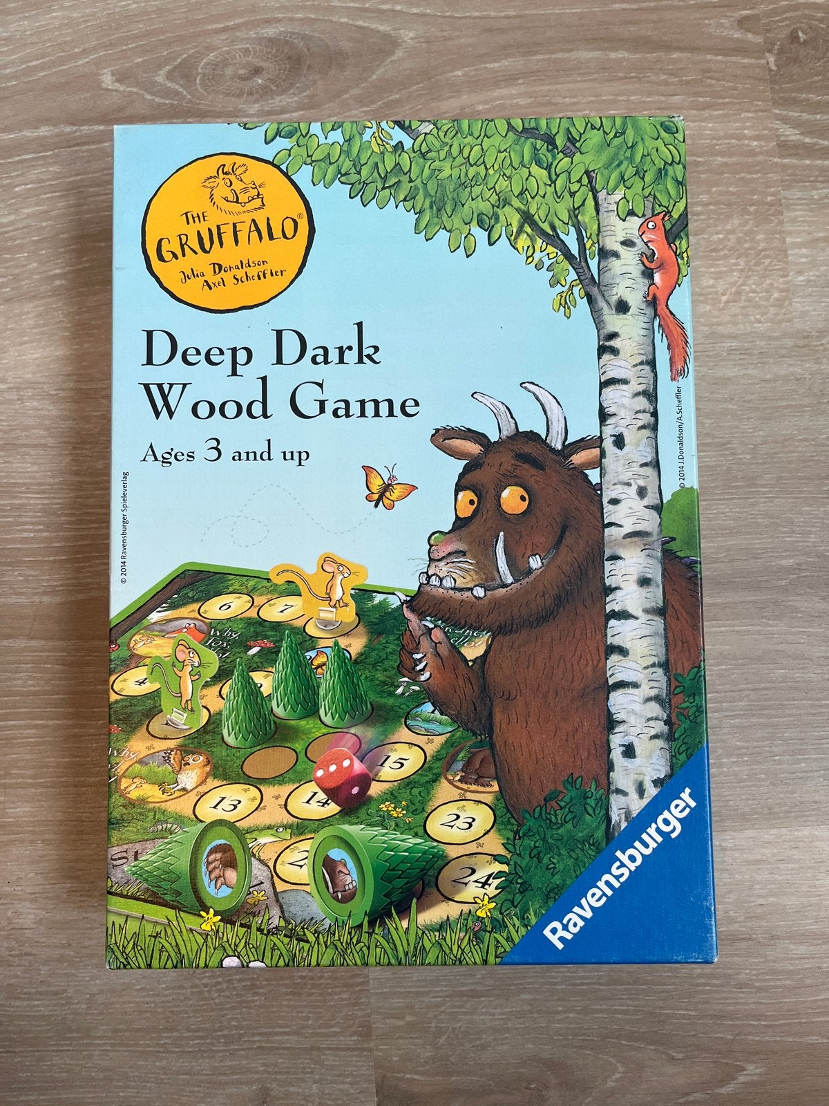 The Gruffalo Deep Dark Wood Game Ravensburger, Een of twee spelers, Ophalen of Verzenden, Gebruikt