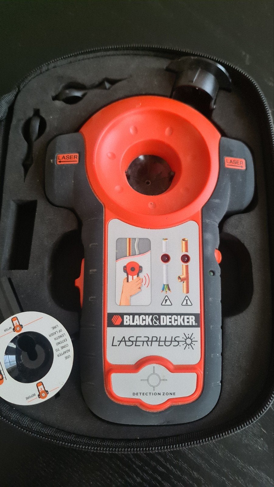 Black & Decker LZR2 Leidingzoeker en Laser in 1, Ophalen of Verzenden, Zo goed als nieuw