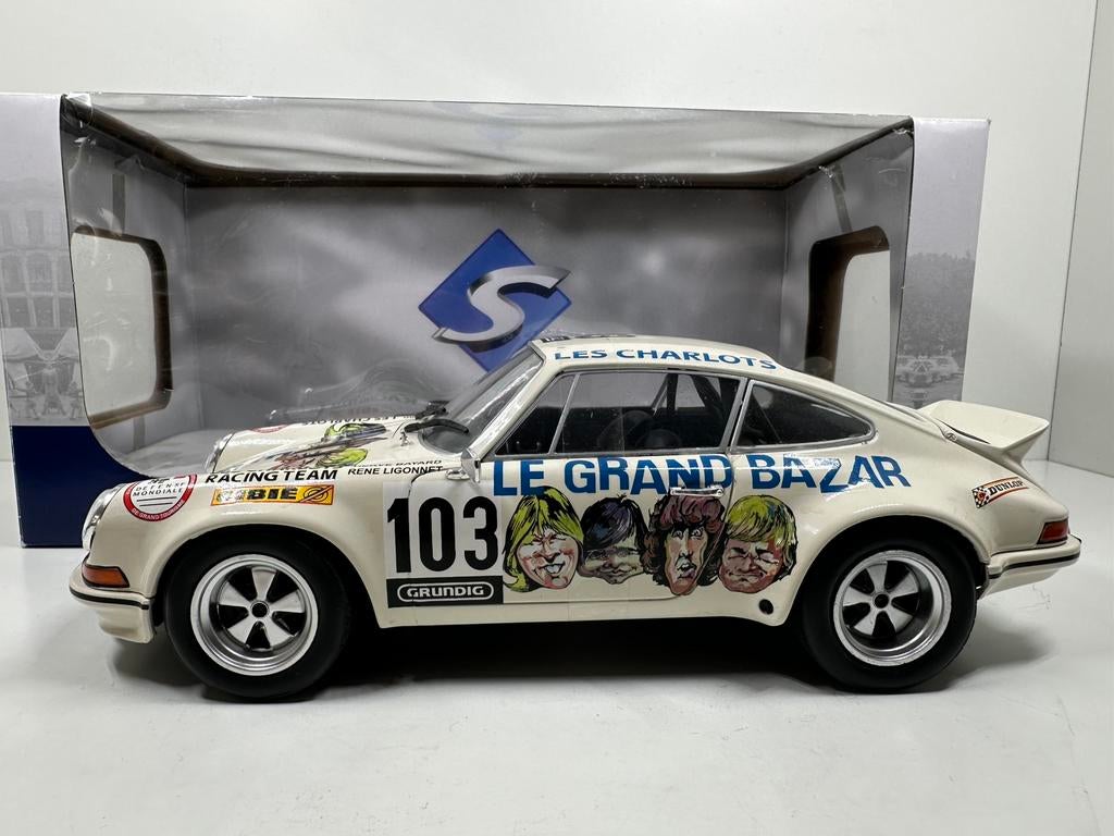 PORSCHE 911 RSR #103 RALLY (TOUR) DE FRANCE 1973 1:18 SOLIDO, Ophalen of Verzenden, Nieuw, Auto, Solido