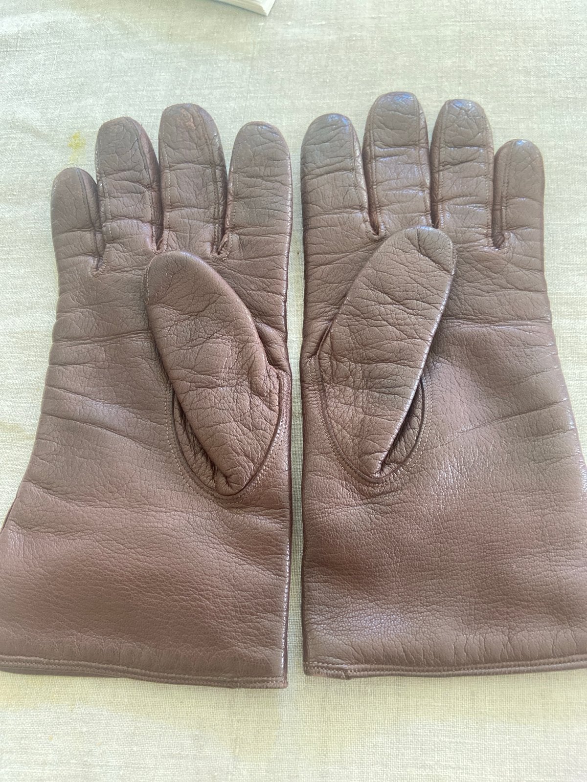 Leren handschoenen, Ophalen of Verzenden, Gedragen, Maat 38/40 (M), Handschoenen