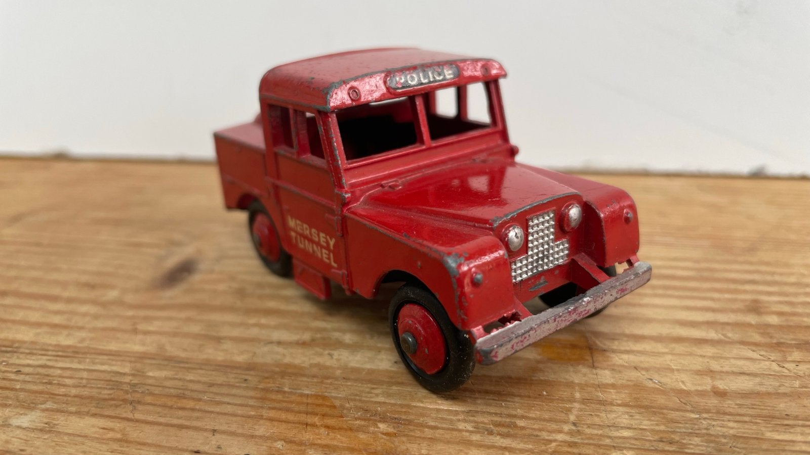 Vintage Dinky Toys Mersey Tunnel Politie Land Rover, Ophalen of Verzenden