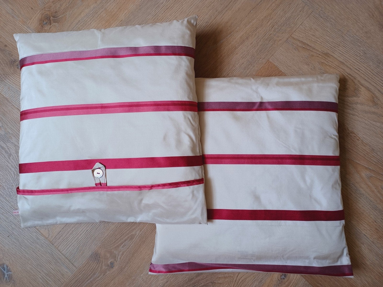 ❤️ Sierkussens handgemaakt van Laura Ashley stof 40x40 cm NI, Vierkant, Nieuw, Sierkussen, Handgemaakt