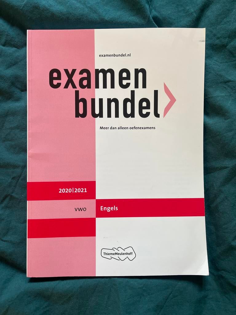 Examenbundel Engels vwo 2020/2021 GRATIS OPHALEN, Ophalen, Gelezen, Non-fictie