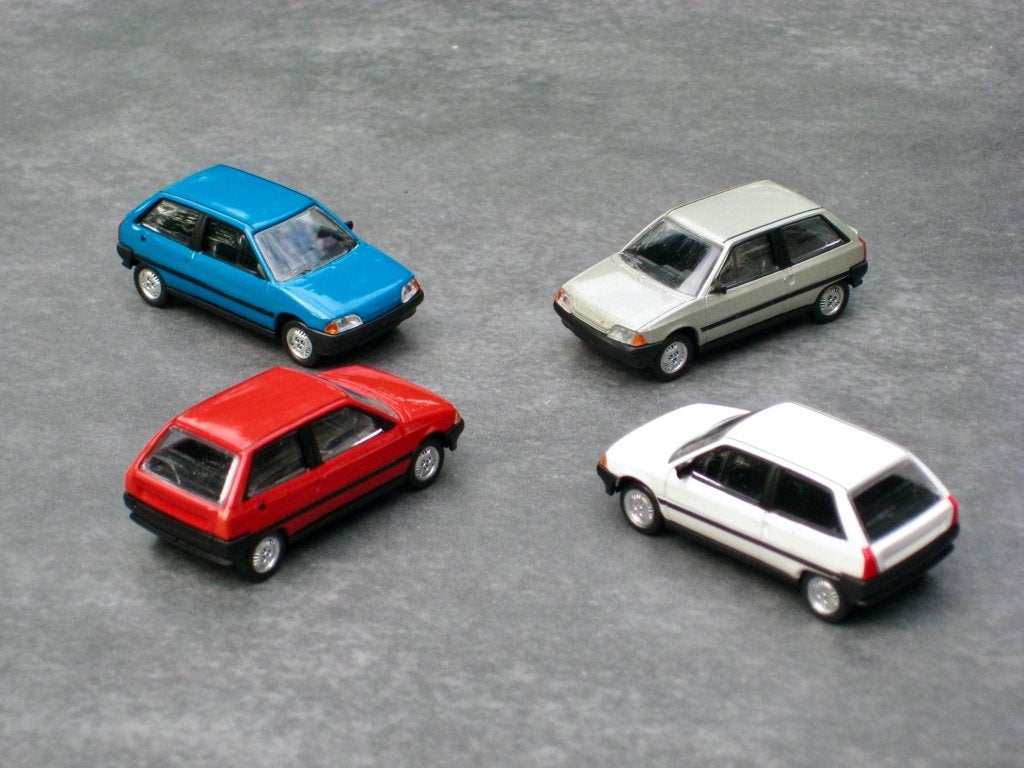 Citroen AX keuze uit 4 kleuren Norev 3 Inch 1:64, Ophalen of Verzenden, Nieuw, Auto