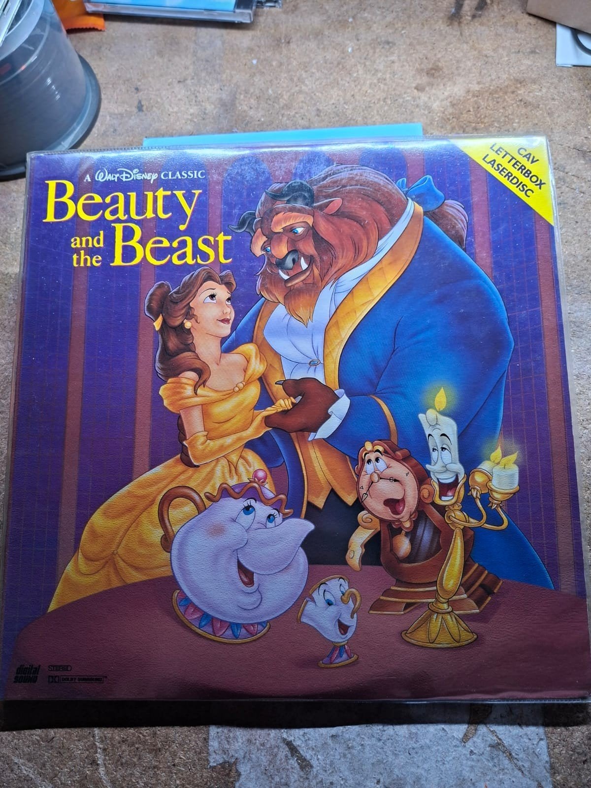 Disney's Belle en het Beest Laserdisc CAV Letterbox, Ophalen of Verzenden