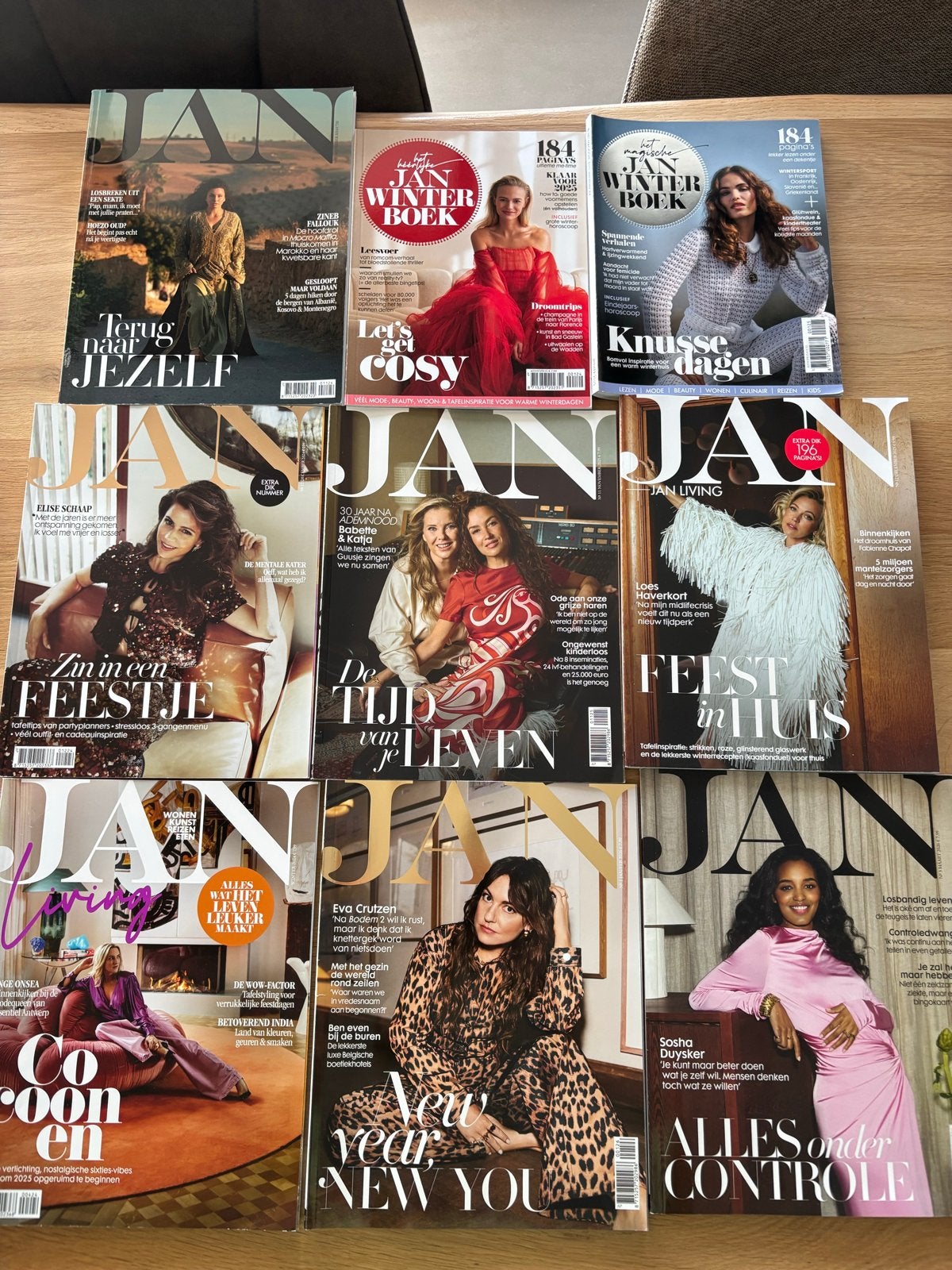 JAN Magazine Collectie - 9 Stuks, Ophalen of Verzenden, Nieuw, Damesbladen