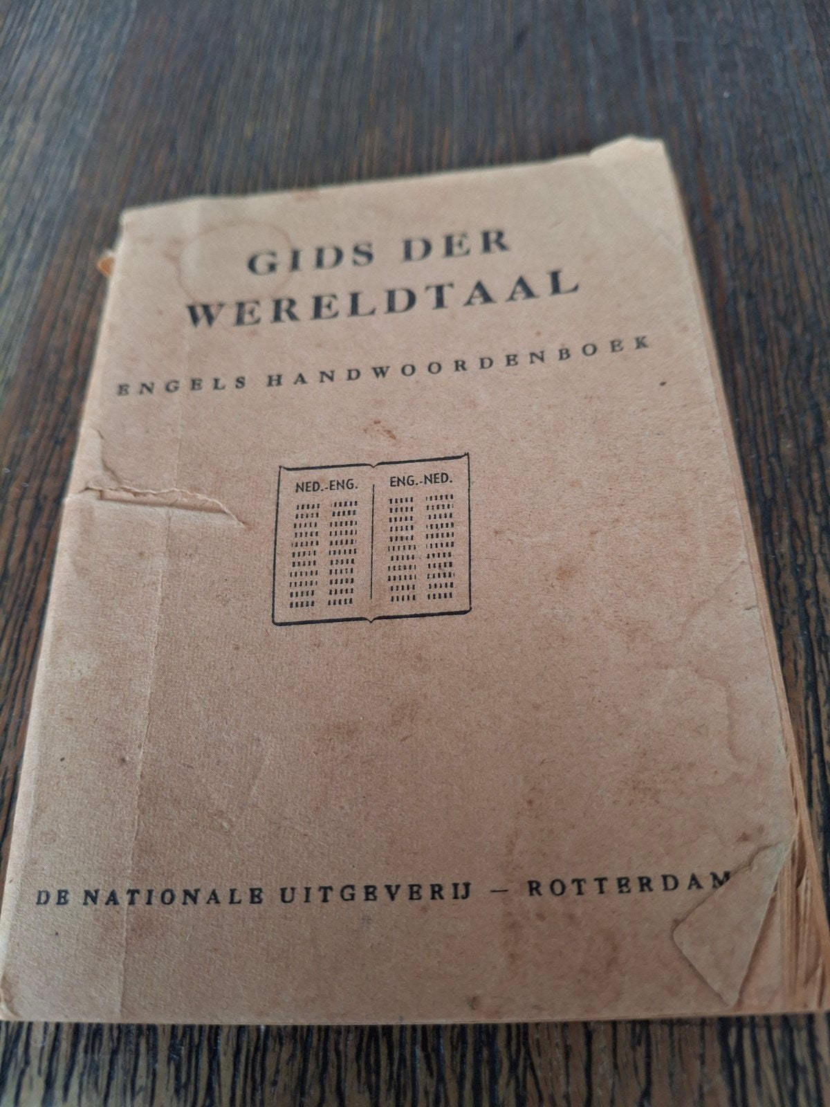 Vintage. Gids der Wereldtaal - Engels Handwoordenboek, Ophalen of Verzenden, Onbekend, Gelezen, Overige uitgevers