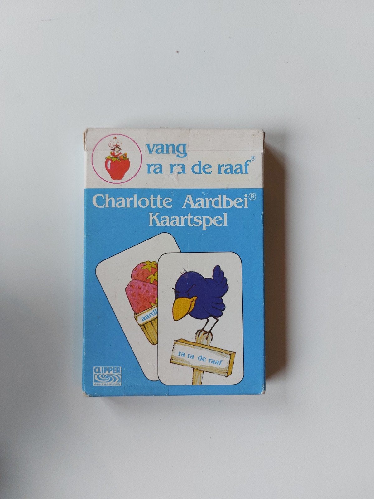 Vang ra ra de raaf Charlotte Aardbei, Verzamelen, Speelkaarten, Jokers en Kwartetten, Ophalen of Verzenden, Zo goed als nieuw