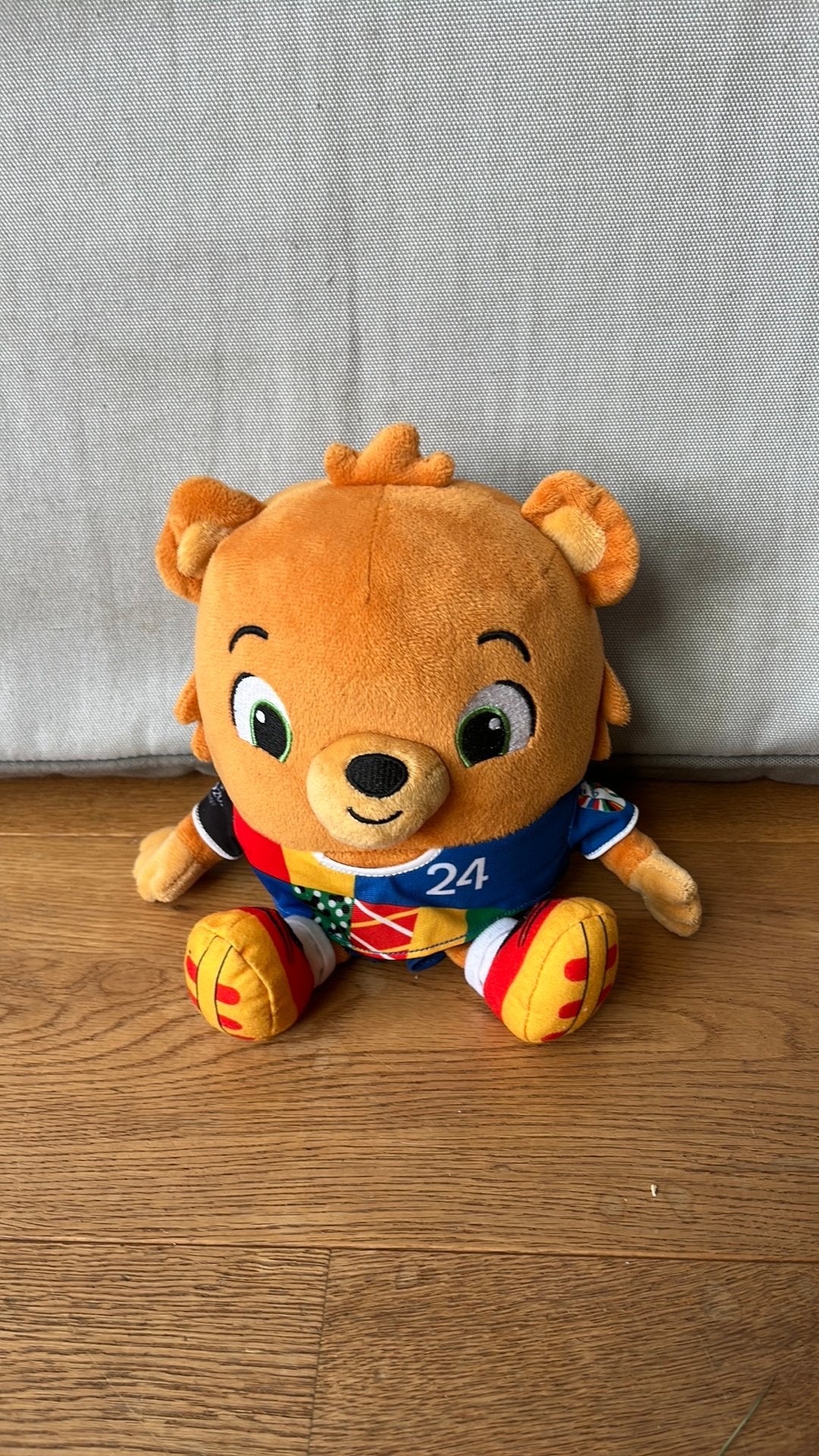 Euro 2024 knuffel, Kinderen en Baby's, Speelgoed | Knuffels en Pluche, Ophalen, Zo goed als nieuw, Overige typen