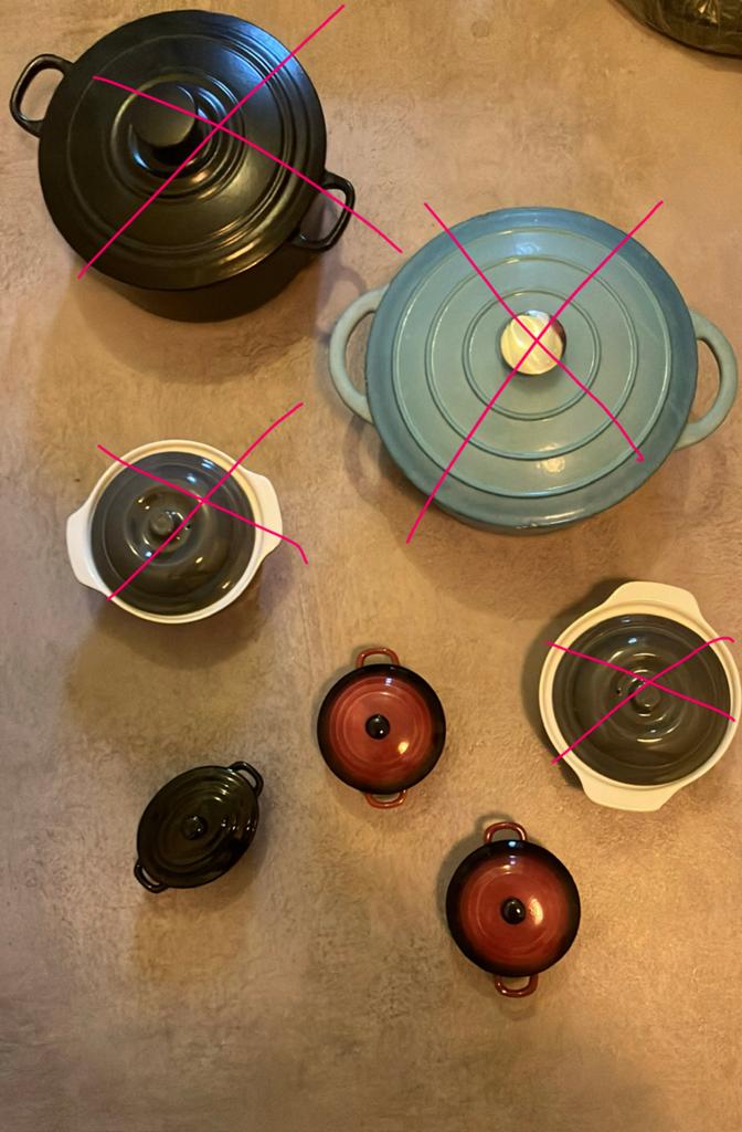 Stenen bakjes met deksel, Ophalen, Zo goed als nieuw, Overige materialen, Pot, Bus of Blik