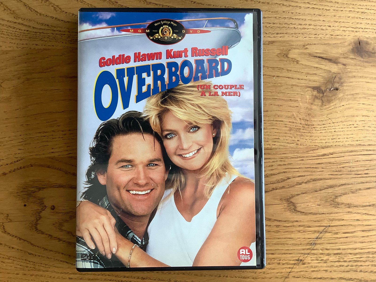 9) Overboard regie Garry Marshall, Kurt Russel, Goldie Hawn., Alle leeftijden, Ophalen of Verzenden, Zo goed als nieuw