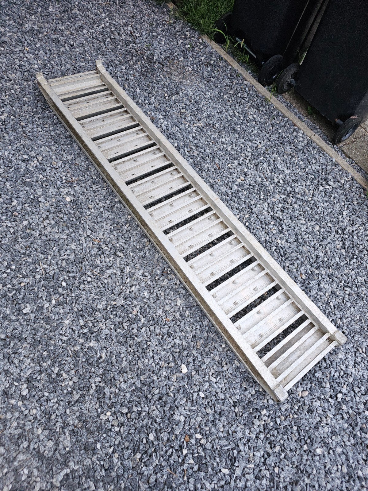Oprijbaan zwaar aluminium. Zeer netjes, Ophalen, Nieuw