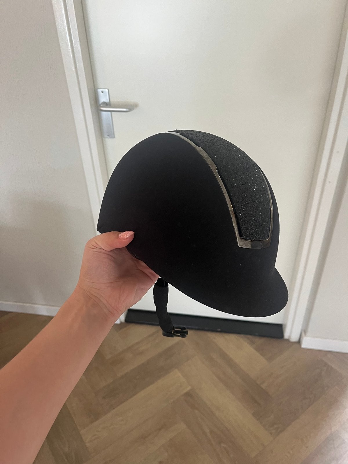 Paardrijcap Harry’s horse maat M, Dieren en Toebehoren, Paardrijkleding, Ophalen, Zo goed als nieuw