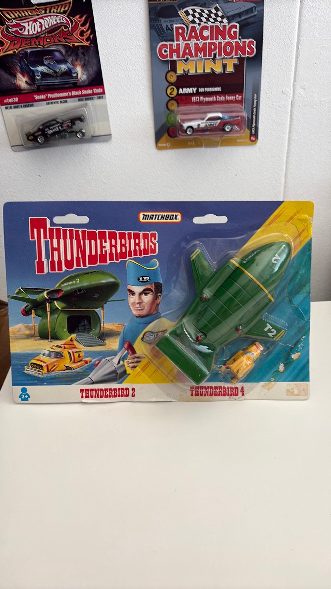 Matchbox Thunderbirds 2 & 4 nieuw in verpakking, Ophalen of Verzenden, Nieuw, Beeldje, Replica of Model