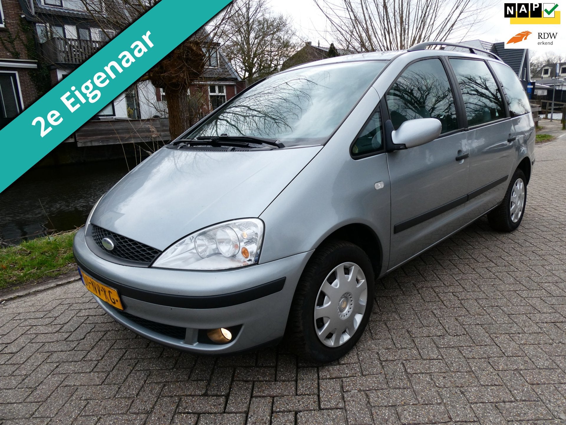 Ford Galaxy 2.0-8V 7-Persoons Airco 2e eigenaar APK 2027 RUI, Auto's, Ford, Voorwielaandrijving, 1998 cc, Stof, 4 cilinders