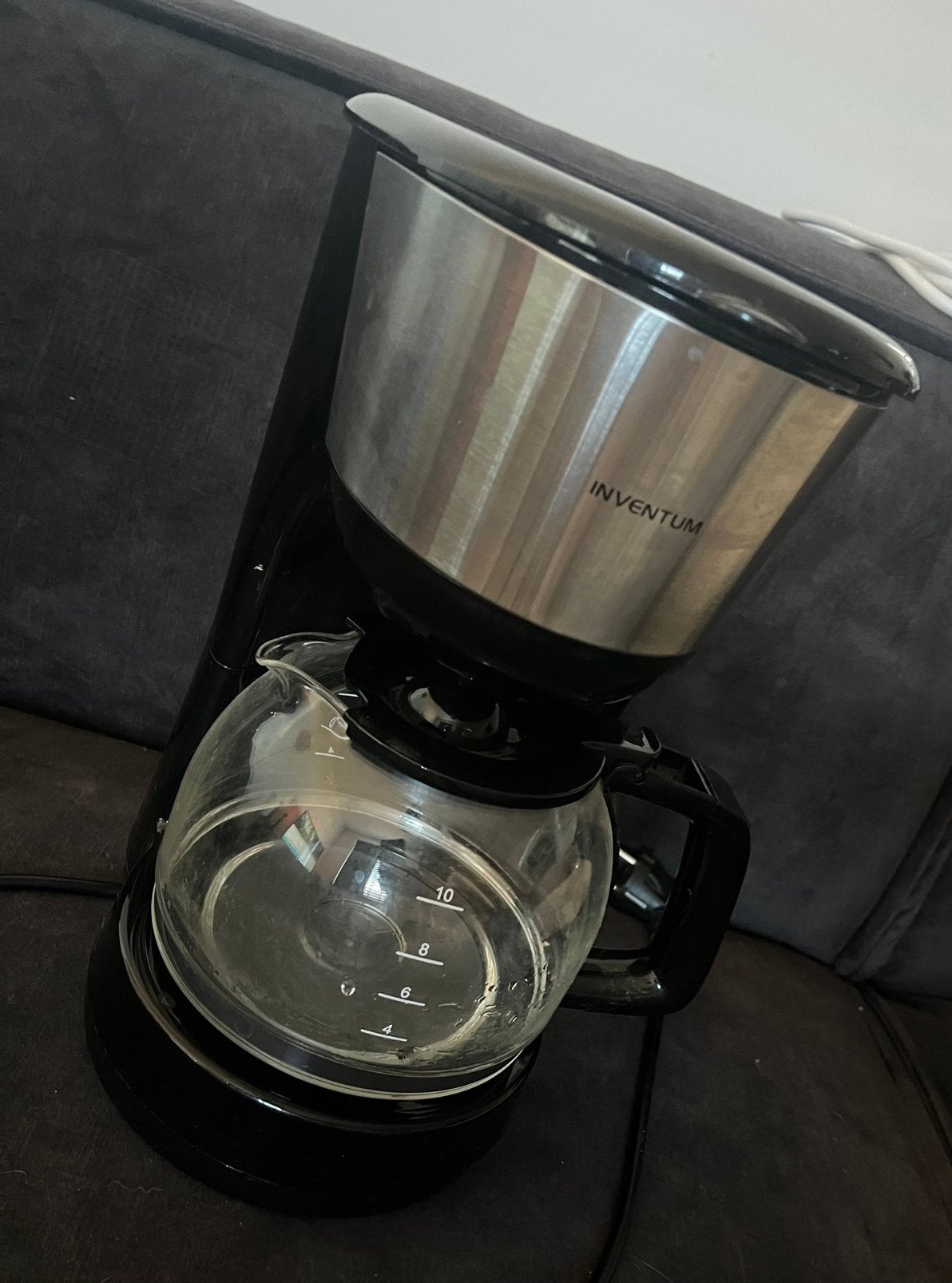 Inventum koffiezetapparaat paar keer gebruikt, 10 kopjes of meer, Ophalen of Verzenden, Zo goed als nieuw, Koffiemachine