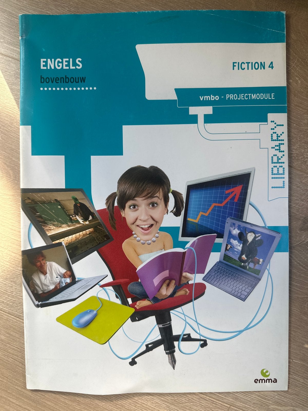 Engels Bovenbouw Fiction 4 vmbo - projectmodule, Ophalen, Zo goed als nieuw, MBO