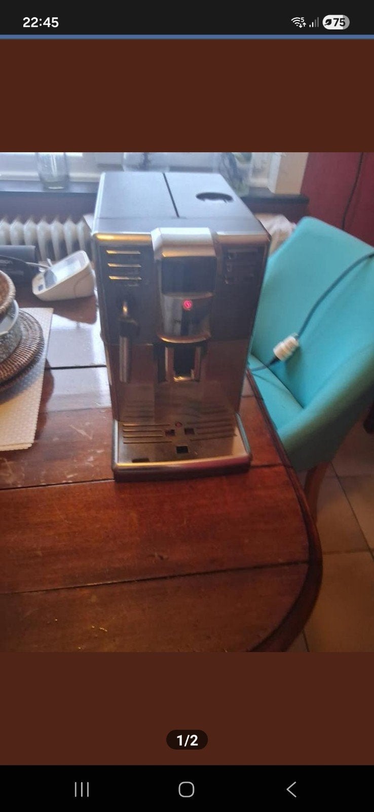 Philips koffiebonen machine, Witgoed en Apparatuur, Ophalen, Koffiemachine, Gemalen koffie