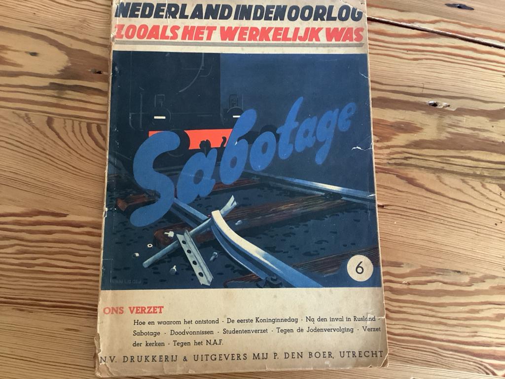 Nederland in den Oorlog: Ons Verzet (Deel 6), Boeken, Ophalen of Verzenden, Tweede Wereldoorlog, Gelezen, Algemeen