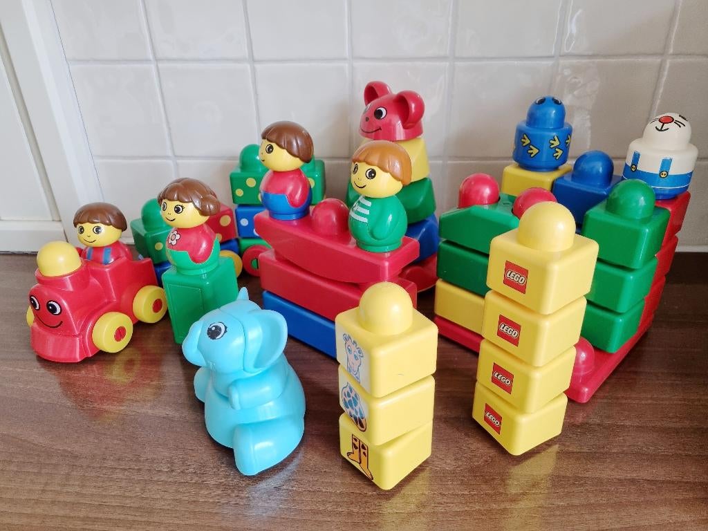 mooie grote set met Lego Primo, Ophalen of Verzenden, Zo goed als nieuw, Lego Primo
