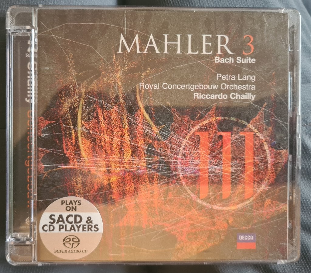 Mahler S nr 3, Bach Suite - RCO, Riccardo Chailly, Symfonie, Mahler, Ophalen of Verzenden, Zo goed als nieuw