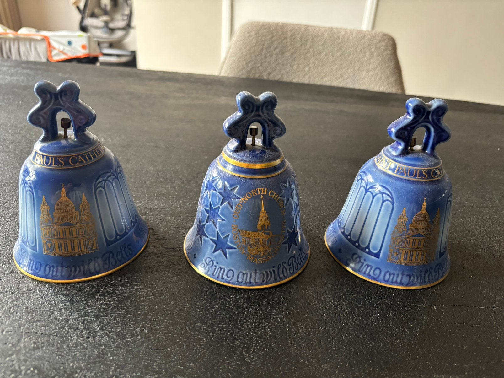 Vintage Bing & Grondahl porselein klokjes Bell kopenhagen, Ophalen of Verzenden