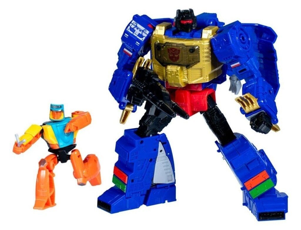 Transformers Leader Class G2 Grimlock & Autobot Wheelie, Verzamelen, Overige generaties, Ophalen of Verzenden, Nieuw, Autobots