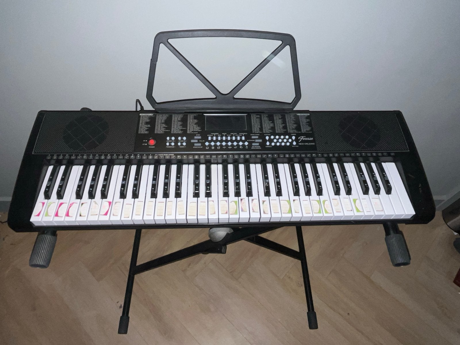 Finesse New Orleans Keyboard met standaard en adapter, Overige merken, Ophalen of Verzenden, Met standaard, 61 toetsen