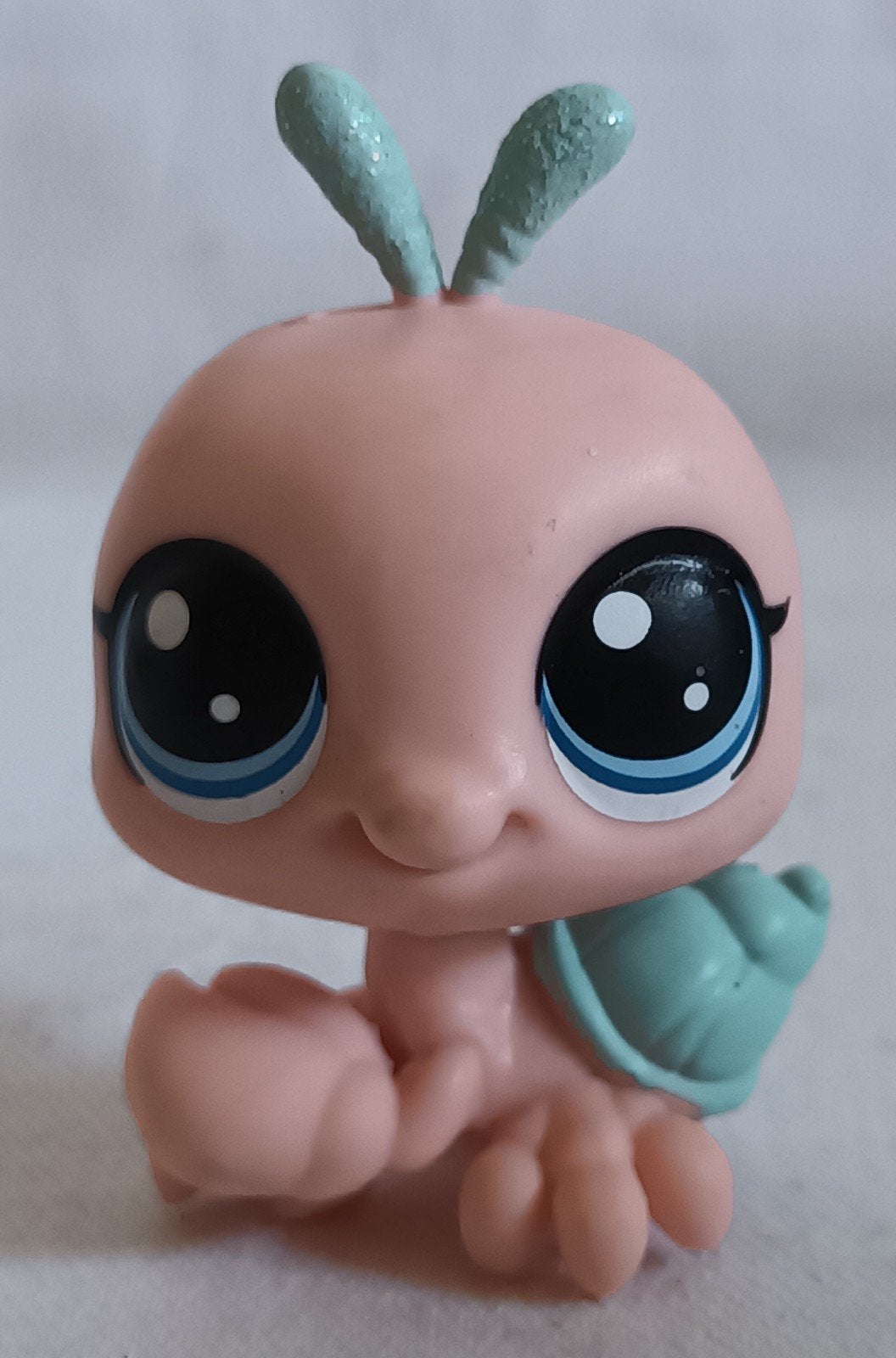 Littlest Pet Shop LPS 2-S10 Crabby Pink met glitters, Ophalen of Verzenden