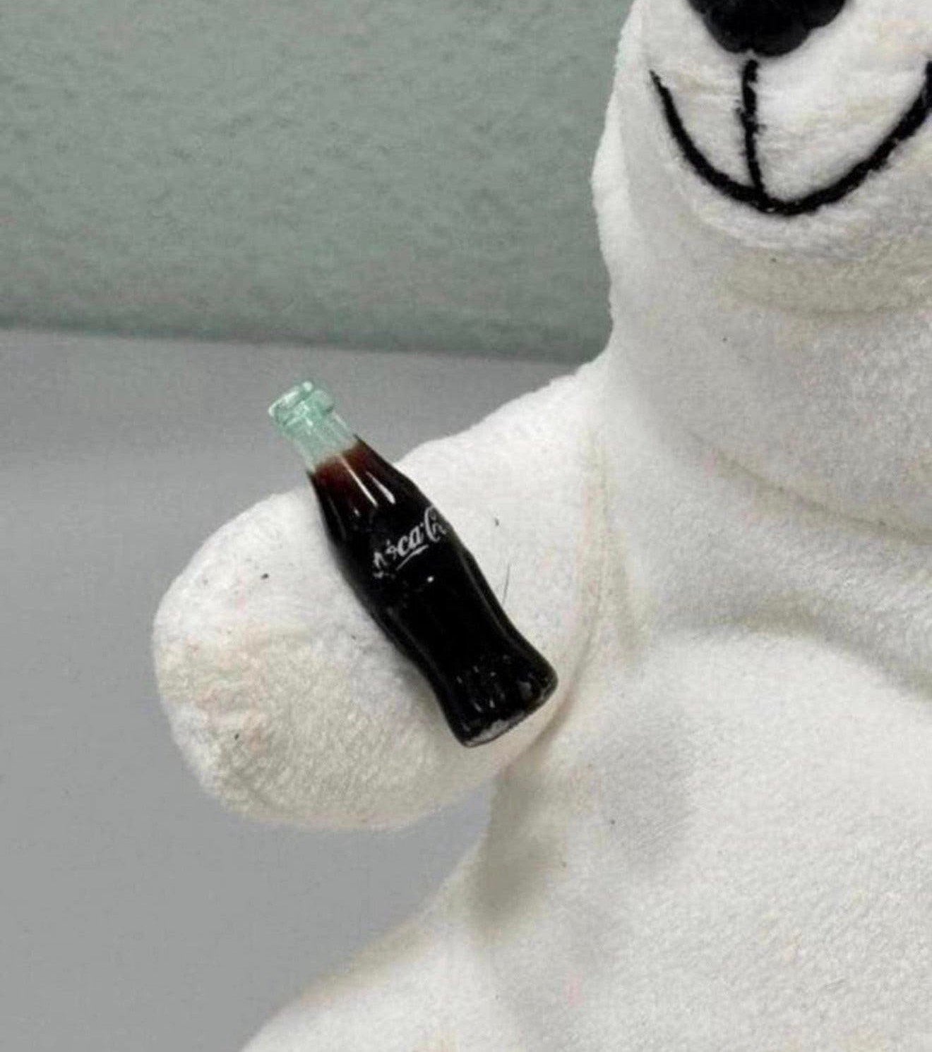 Vintage Coca-Cola beer plush 1997 Polar bear ijsbeer knuffel, P, P, P, Ophalen of Verzenden