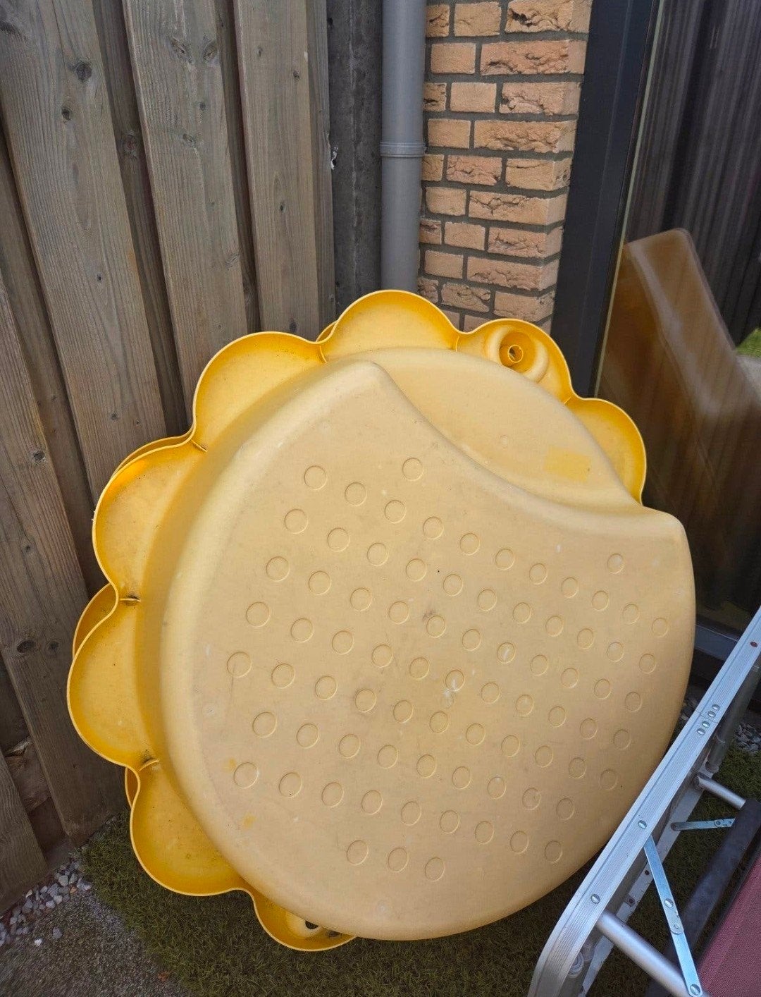 Zandbak/peuterbad in zonnebloemvorm - Geel, Kinderen en Baby's, Ophalen, Gebruikt