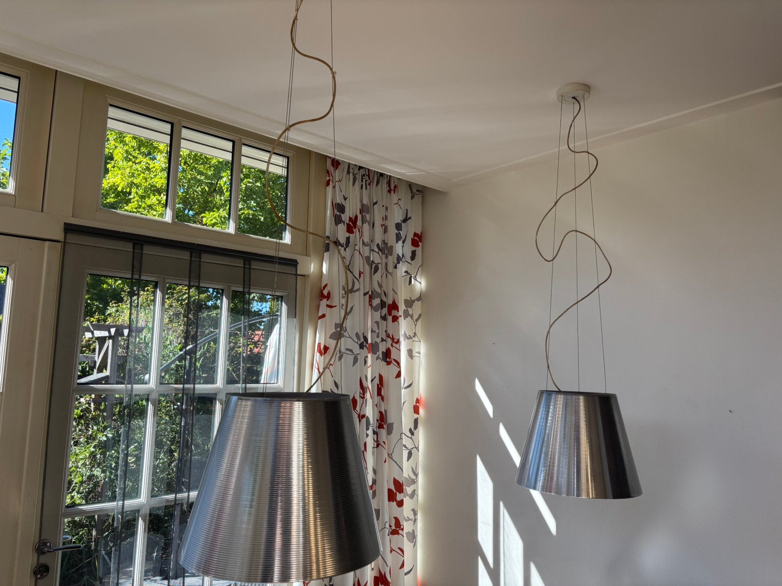 (2) Flos Ktribe Philippe Starck hanglampen hanglamp design, Ophalen, Kunststof, Gebruikt, .