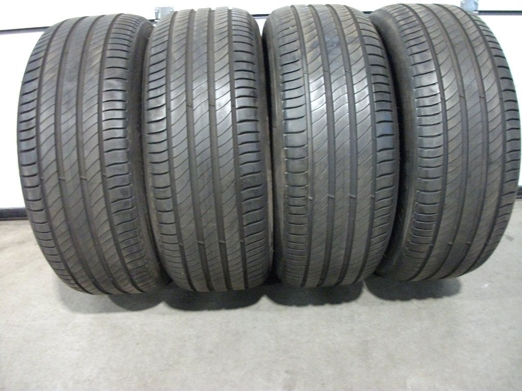 4 x 235/55 18" michelin primacy-4 zomerbanden 4 x 5/6mm!, Ophalen, 18 inch, Gebruikt, Banden en Velgen