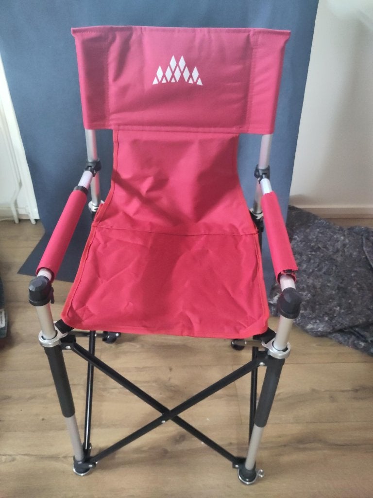 Obelink Compact kinderstoel - Red, Caravans en Kamperen, Kampeermeubelen, Ophalen, Zo goed als nieuw, Campingstoel