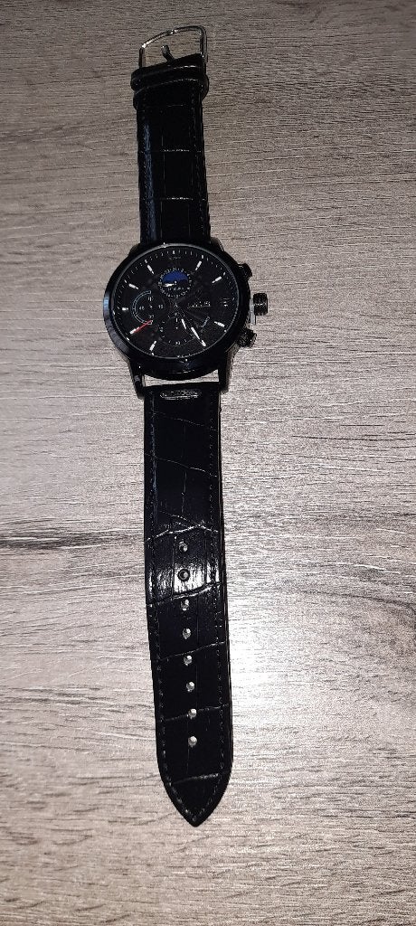 Heren Horloge, Staal, Staal, Polshorloge, Nieuw