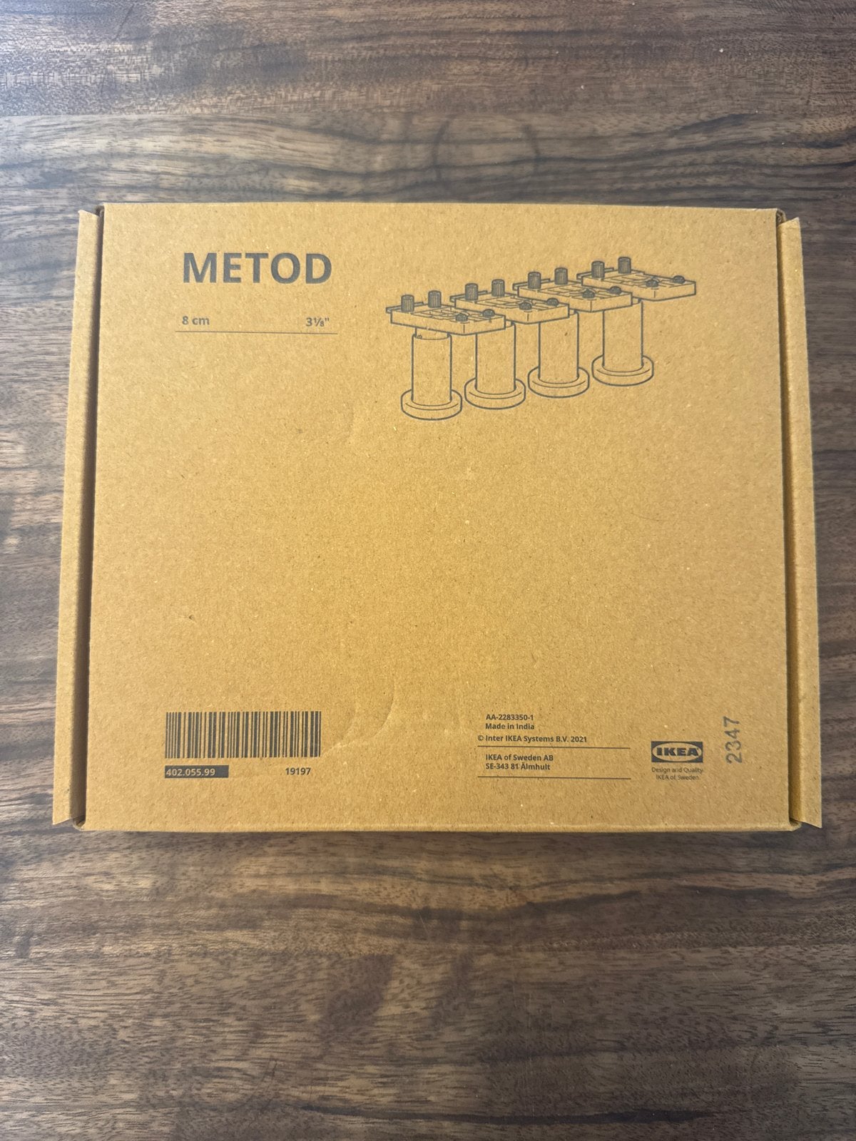 2x IKEA METOD Poten 8 cm - Nieuw in doos, Ophalen, Overige typen, IKEA, Kunststof