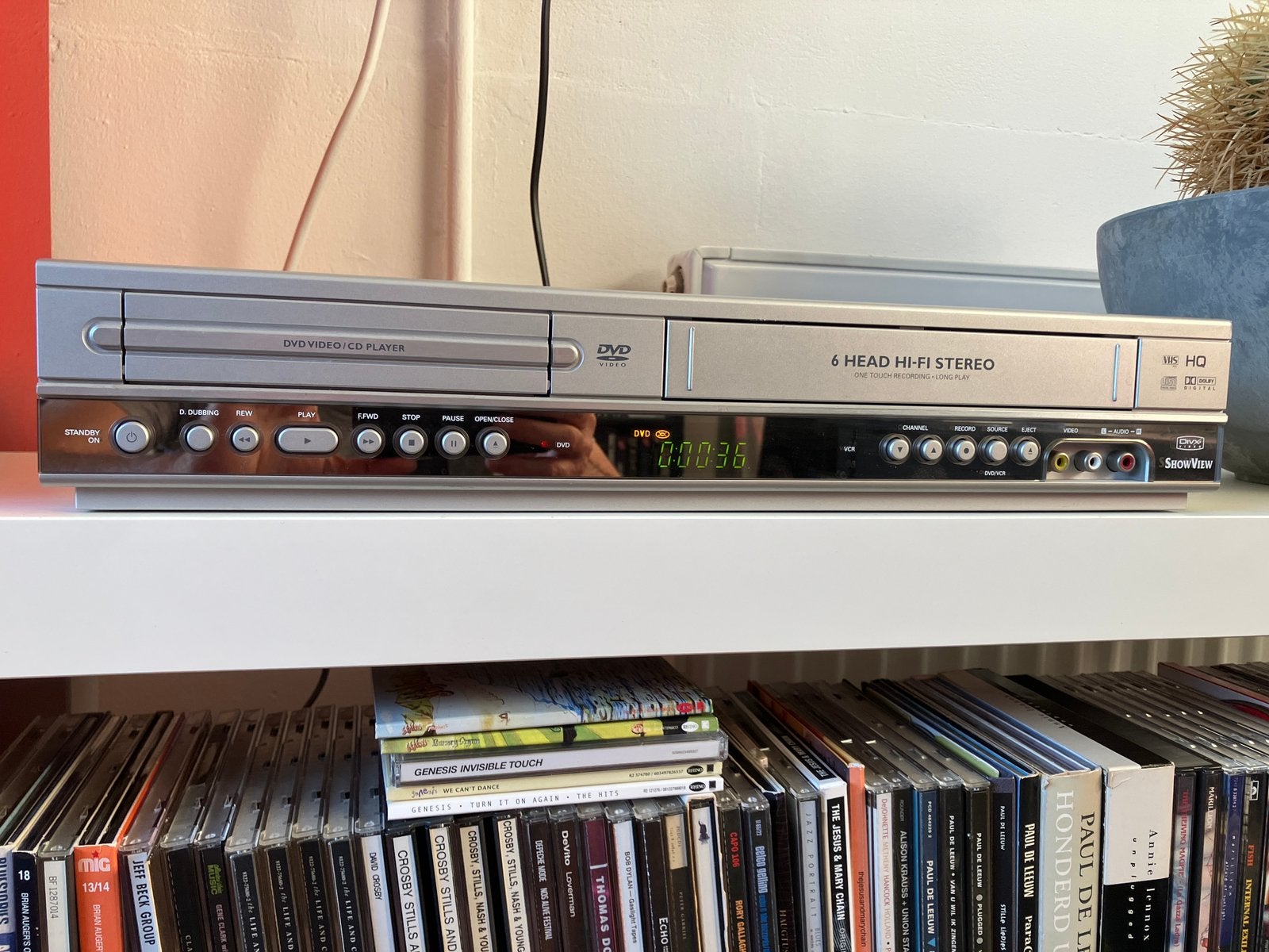 Philips DVP721VR   VHS Recorder / DVD Player, Ophalen of Verzenden, Zo goed als nieuw