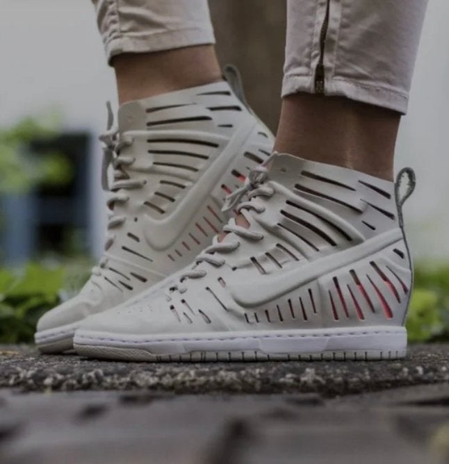 Wonens nike dunk sky hi 20 Joli sleehak maat 37,5 / 38, Ophalen of Verzenden, Zo goed als nieuw, Wit, Sneakers of Gympen