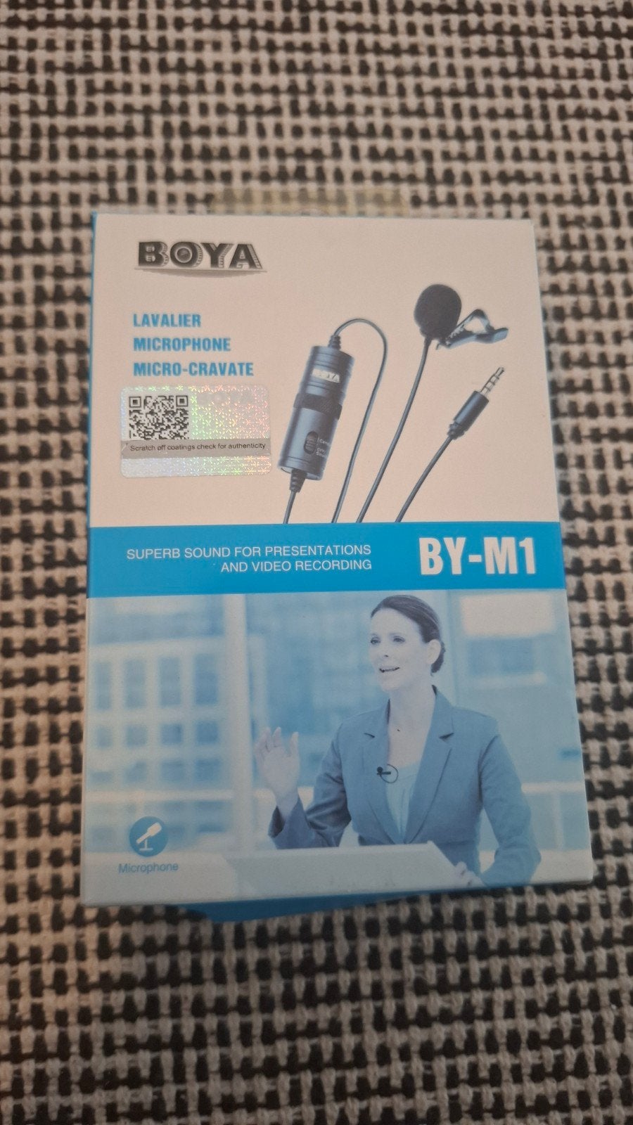 BOYA BY-M1 Lavalier Microfoon, Ophalen of Verzenden, Gebruikt