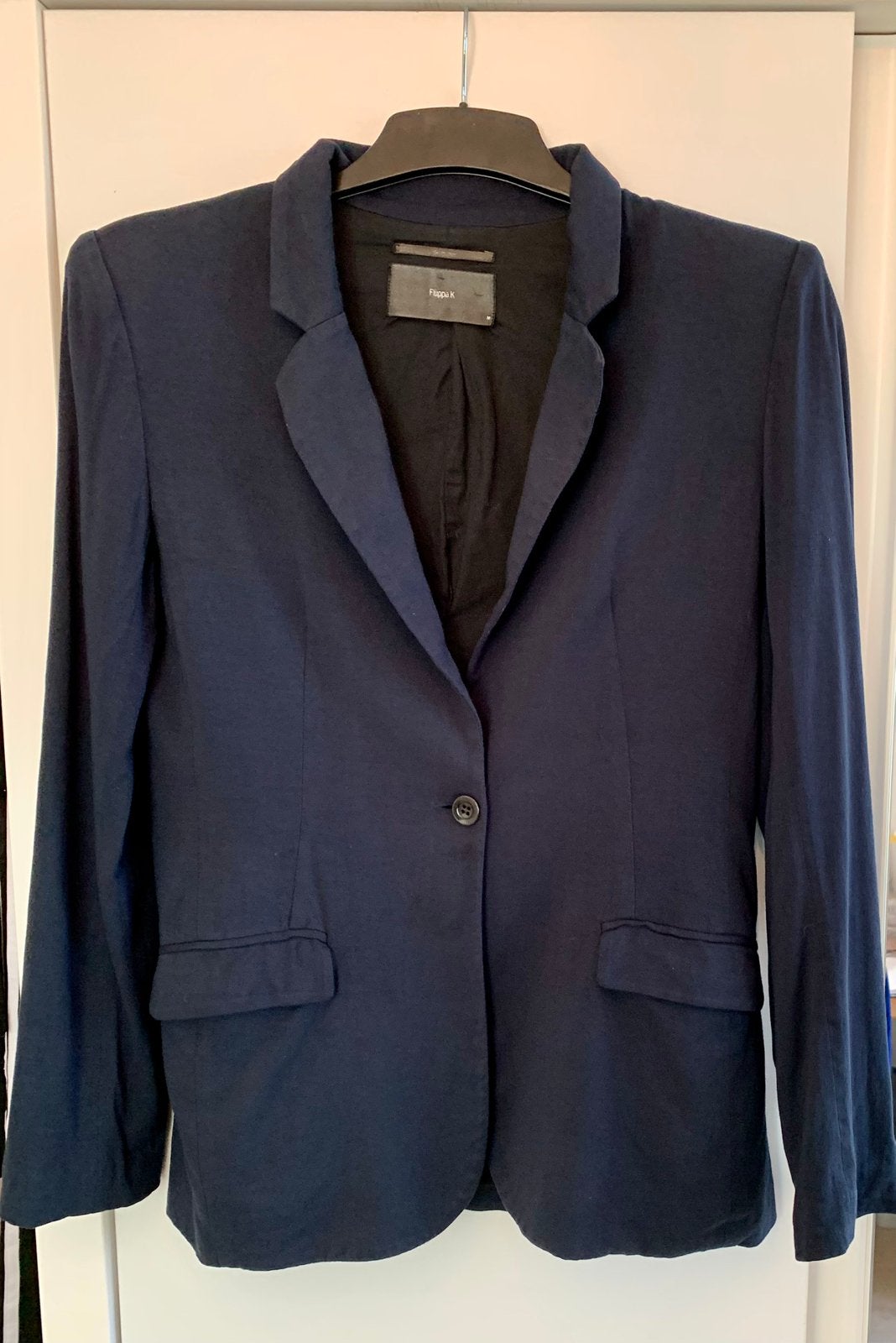 Filippa K donkerblauwe blazer gevoerd M, Maat 38/40 (M), Blauw, Ophalen of Verzenden, Jasje