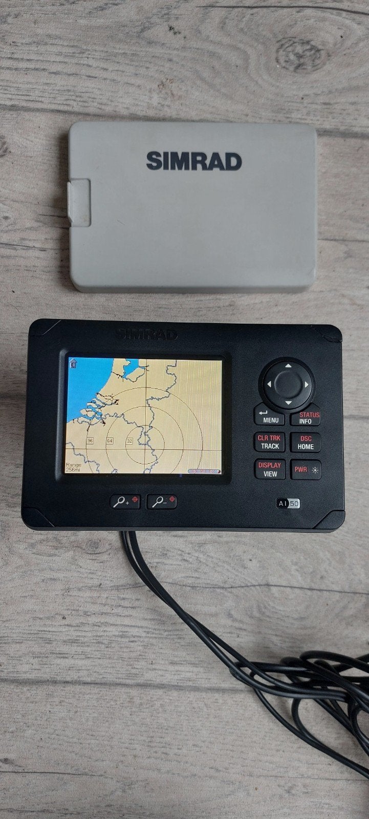 Simrad AI50 Klasse B AIS-transponder voedingskabel en zonnek, Ophalen of Verzenden, Zo goed als nieuw, Communicatie