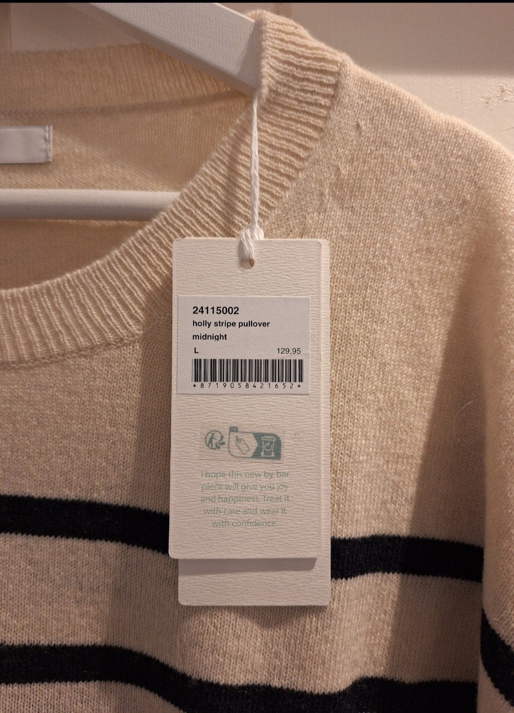 By-Bar Pullover - Nieuw met kaartjes, Beige, Maat 42/44 (L), Nieuw, Ophalen of Verzenden