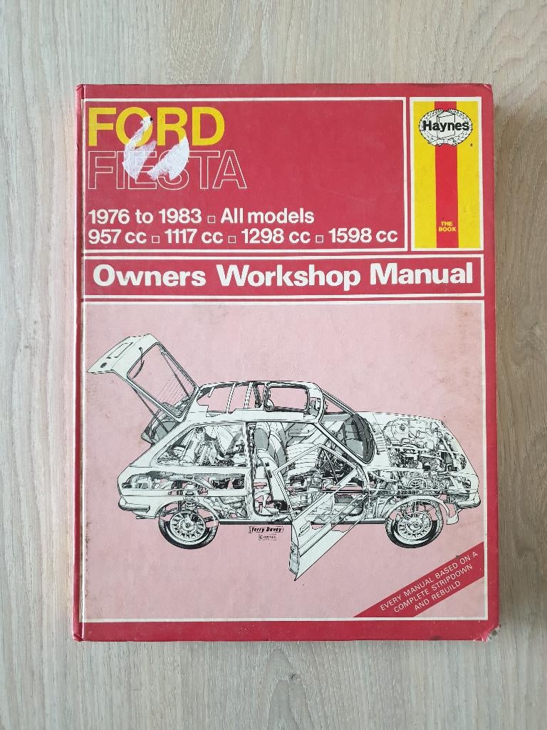 Ford Fiesta handbook Hayes 1976 -1983, Ophalen of Verzenden