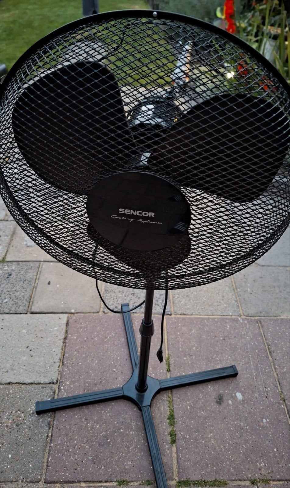 Sencor Statiefventilator - Zwart, 3 snelheden, Ophalen, Gebruikt, Statiefventilator